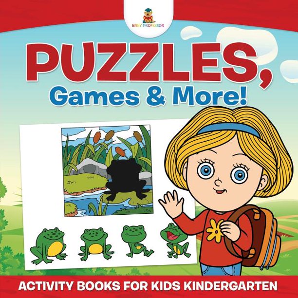 Puzzles, Games & More! Activity Books For Kids Kindergarten (Paperback