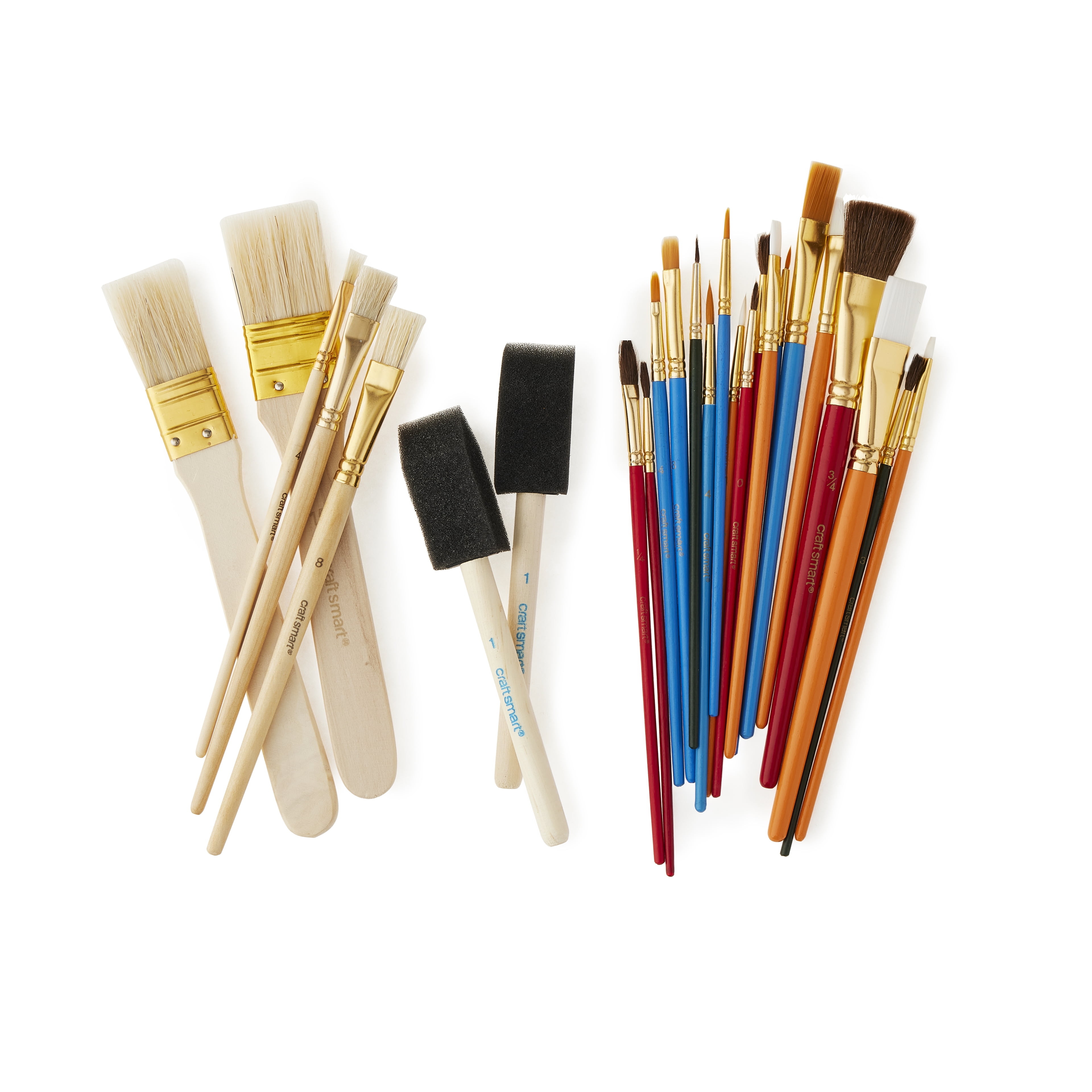 Craft Smart Mixed Brush Set, 12 Packs: 25 ct. (300 total)