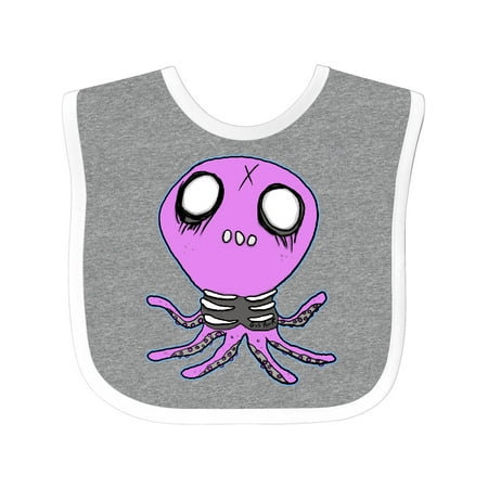 

Inktastic Death Metal Octopus Gift Baby Boy or Baby Girl Bib