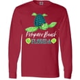 thumbnail image 3 of Inktastic Pompano Beach, Florida Happy Sea Turtle Long Sleeve T-Shirt, 3 of 5