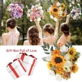 thumbnail image 5 of Juego de flores artificiales, decoración de Pascua, flor falsa para ramo de novia de boda DIY, decoración de centros de mesa, decoración de arreglos florales, 5 of 5