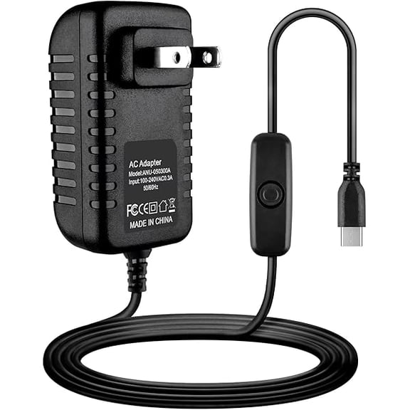 can Type-C AC/DC Adapter Compatible with Gooloo GP2000 GP3000 GP4000 Heavy-Duty Portable Car Jump Starter 2000A 19800mAh 3000A 22800mAh 4000A 26800mAh Peak Car Starter Power Supply Charger