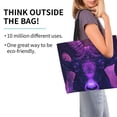 thumbnail image 2 of Kdxio Purple Starry Sky Antelope Casual Tote Bags Women Big Capacity Shoulder Bag for Women Travel Shoulder Bags Handbags, 2 of 6