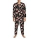 thumbnail image 3 of Balery Butterfly Pijama para Hombre de Dos Piezas con Manga Larga, Conjunto de Dormir y Descanso Suave con Bolsillos-Medium, 3 of 7