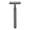 Black, variant on Nieyigj Double Edge Safety Razor Antislip Handle Zinc Alloy Washable Body Hair Removal Tool Copper Finish, 5.91 inches / 15 cm Length, Perfect for Daily Men's Grooming and Shaving Needs