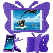 iPad mini Kids Case, iPad mini 1 2 3 4 5 7.9 inch Tablet Case For Kids, Dteck Light Weight Shockproof EVA Foam Protective Tablet Cover Handle Stand Child Friendly Case, Purple