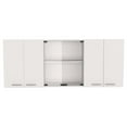 thumbnail image 7 of Olimpo 150 Wall Double Door Cabinet With Glass, Four Interior Shelves, Glass Cabinet, 7 of 7