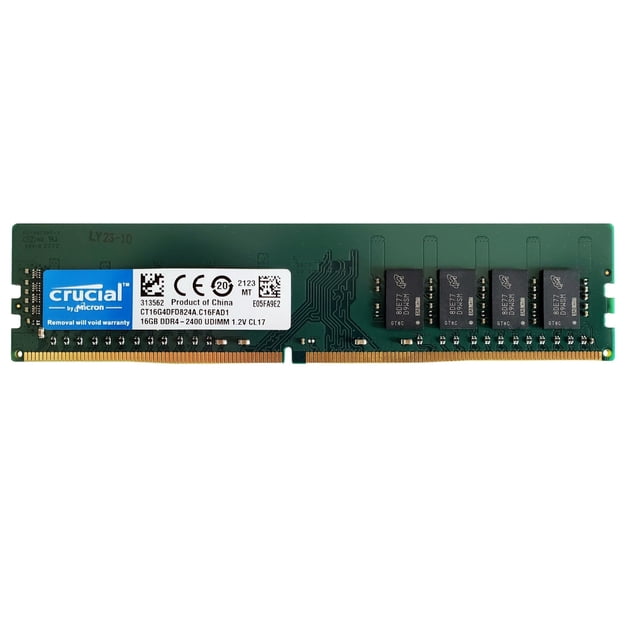 Memoria RAM Escritorio Crucial DDR4 16GB 2400MHz