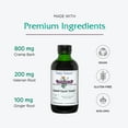 thumbnail image 4 of Vitanica Cramp Calm Tonic, Dr Formulated Menstrual Cramp Support, with Cramp Bark, Valerian Root, Ginger Root, and Garrya Herb, Alcohol Free, Vegan, 4 Ounce, 4 of 7