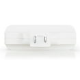 thumbnail image 5 of 3 Outlet Tap Polarized Swivel Wall Outlet Extender, 180 Degree Electrical Plug Adapter, 2-Prong to 2-prong Adapter Converters for Wall Outlets, White( 3 pack), 5 of 5