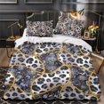 thumbnail image 3 of 2/3pcs Home Bedclothes 3D Luxury Pattern Printed Comforter Cover Set Bedspreads for Adult,Twin (68"x86"), 3 of 5