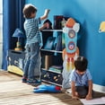 thumbnail image 2 of Teamson Kids Children Outer Space Wooden Bookcase w/ Storage Kids Book Shelf, 2 of 9