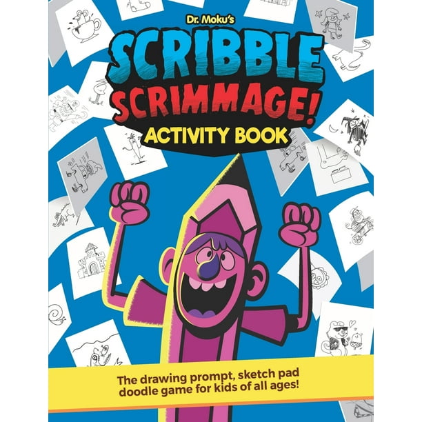 Scribble Scrimmage Activity Book The Drawing Prompt, Sketch Pad