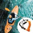 thumbnail image 2 of Kayak Paddle Leash Stretchable Fishing Rod Kayak Canoe Lanyard Outdoor Multifunctional High-Elastic Colorful Anti-Lost Rope Accessory Orange, 2 of 9