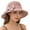 Pink, variant on Straw Hat with Bow Only Moment Floppy Big Beach Straw Hats for Women Nylon,Spandex Wide Brim Packable Travel Bucket Hats Upf 50+ Pink,M