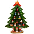 thumbnail image 1 of Christmas Decorations Wooden Christmas Tree Creative Scene Layout Ornaments Three-dimensional Red  Table Desktop Decoration, 1 of 8