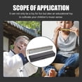 thumbnail image 3 of QUMIIRITY Black C Key Beginner Harmonica Metal Mouth Organ Compact Portable Musical Instrument, 3 of 8