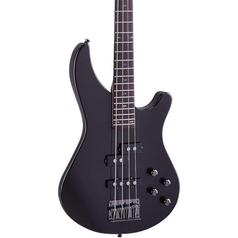 Mitchell MB200 Modern Rock Bass Guitar With Active EQ - Gun Metal Gray