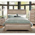 thumbnail image 6 of Full Size Premium Melamine Board Wooden Bedframe with Natural Finish for Bedroom (No Box Spring Needed), 6 of 6