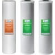 thumbnail image 1 of iSpring F3WGB32B - Paquete de filtro para agua de repuesto para toda la casa de 3 etapas , 4.5 x 20 pulgadas, cartuchos de sedimento y bloque de carbón, reduce hasta el 99 % de cloro, blanco, 1 of 5