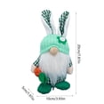 thumbnail image 2 of 2026 Easter Bunny Plush Doll Holding Egg - Cute Rabbit Stuffed Animal Ornament for Spring Home Decor, Soft Plush Bunny Toy, Durable Easter Party Living Room Bedroom Holiday Decoration, 8*4*2in, A, 2 of 5