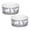 Gray, Cat's Meow, variant on Bone Dry Ceramic Dog Bowl Set, Microwave & Dishwasher Safe, Small, 4.25x2", Gray, 2 Count