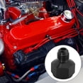 thumbnail image 2 of 2pcs Car Female AN10 to Male AN6 Flare Hose Reducer Fuel Line Fitting Adapter Fuel Oil Cooler Bulkhead Adapter Black, 2 of 6
