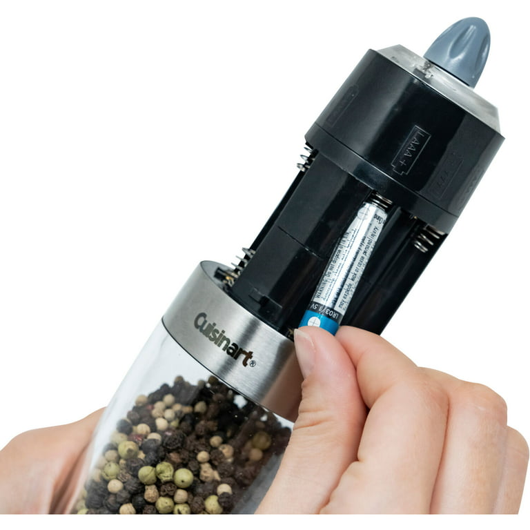 Kalorik Stainless Steel Automatic Gravity Salt and Pepper Grinder