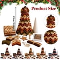 thumbnail image 2 of Diy Christmas Quilted Fabric Tree Kit,Holiday Patchwork Sewing Craft Set for Adult & Beginner,Handmade Tabletop Christmas Tree Holiday Decor Mantel Table Office Display,Gift for Quilting Lovers, 2 of 8