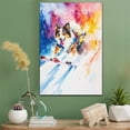 thumbnail image 2 of Shetland Sheepdog Dog Canvas Skiing Stretched Canvas Size 8x12 – Funny Shetland Sheepdog Dog Canvas Wall Decor, Funny Dog Wall Art for Skiing Room, 2 of 5