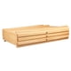 thumbnail image 3 of Caja de almacenamiento de suministros de arte con divisor extraíble, multifuncional, portátil, de madera 3 cajones, 3 of 9