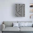 thumbnail image 2 of Canvas Wall Art - Tom Quartermaine 'Black and White Bold Modern Abstract Line Art 2' Wall Art for Living Room, Bedroom, or Office Décor by Trademark Fine Art - 35 x 47 Inches, 2 of 4