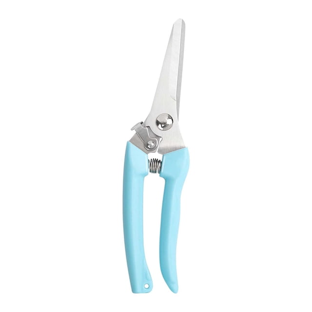 Stainless Steel Tree Pruning Scissors Set with Curved and Straight Blades for Garden Fruit Trees 10 in