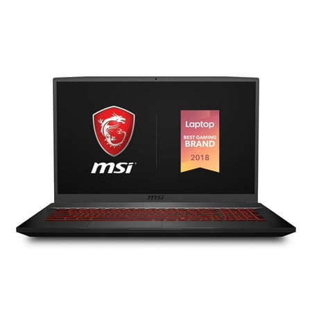 MSI GF75 THIN 9SC-027 17.3 Gaming Laptop Intel Core i7-9750H; Nvidia GeForce GTX1650 16GB DDR4 512GB NVMe SSD