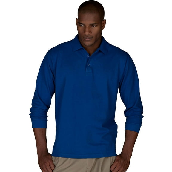 "Ed Garments Men's Big And Tall Wrinkle Resistant Polo Shirt, ROYAL, 2XL"