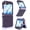 Violet, variant on KOMI Designed for Galaxy Z Flip 5 Case with Hinge Protection,Samsung Flip 5 Heavy Duty Shockproof Full Body Protective Phone Case Cover for Z Flip 5 5G(2023)-Purple
