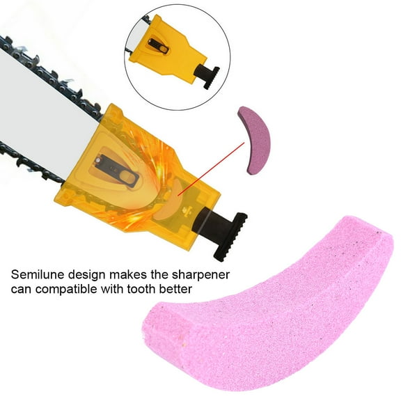 Tebru ESTINK Portable Chainsaw Teeth Blade Sharpeners, 2.36” x 0.79” x 0.79”