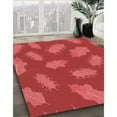 thumbnail image 3 of Ahgly Company Tapis d'Intérieur Rectangulaire Rouge Lavable en Machine, 5 Pieds x 8 Pieds, 3 of 7