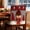 2#, variant on Horivan Christmas Chair Covers Holiday Decorations Red Cloth Dining Chair Protector Festive Santa Snowman Elk Print Seat Cover for Home Party Decoration
