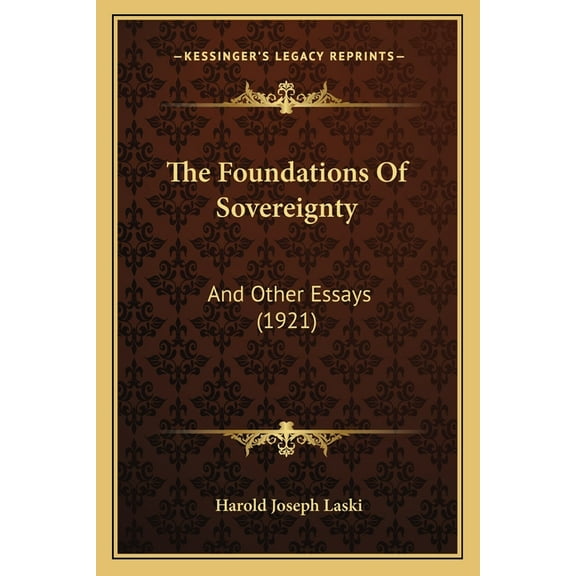 The Foundations Of Sovereignty (Paperback)