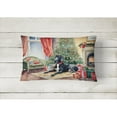 thumbnail image 4 of Great Dane Cozy Christmas Throw Pillow 12 in x 16 in, 4 of 4