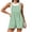 Green, variant on akafmk Overalls for Women Bib Polka Dots Sleeveless Adjustable Straps Casual Romper with Pockets Cute Daily Summer Outfit, Size XXL
