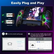 EUROA Switch Joycon Controller, Switch Controller for Nintendo Switch/OLED with Programmable, Turbo, Vibrations Function