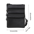 thumbnail image 2 of CPNG Sling Bag Crossbody Bags Men's Bag Simple Solid Leather Fashion Shoulder Bag Casual Fashion Messenger Bag Bag for Men Shoulder Bag, 2 of 6