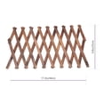 thumbnail image 2 of OULII Landscape Border Fence Brown Plastic Decorative 1Set for Yard Decor, 2 of 8