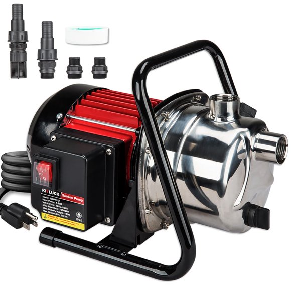 Bomba de transferencia de agua para jardín KITLUCK 1.6 HP 3800 LPH 150 pies