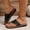 01-Black, variant on Women Slides,Women's Summer Sequin Sparkle Flat Sandals Toe Post Slides Glitter Slippers,White,36-37