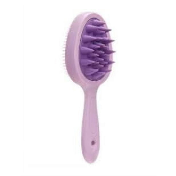 Cepillo para desenredar el cabello Oneleaf Peine de peluquería Cepillo para el cabello de mango largo Suave Flexible Antiestático Sin tirones ni puntas abiertas Suaviza y mejora la textura del cabello