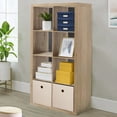 thumbnail image 3 of 8-Cube Storage Organizer,Open Back Decorative Bookshelves,Natural 01, 3 of 7