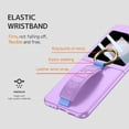 thumbnail image 2 of Compatible Samsung Galaxy Z Flip 5 5G Phone Case with Wristband & Screen Protector,Full Body Protection Hard PC Cover for Galaxy Z Flip 5 Cases,Samsung Galaxy Flip 5 Case Screen Protector Purple, 2 of 7